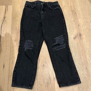 Carmar ripped black jeans - size 28